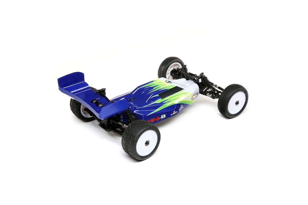 LOS01016T1 | Losi 1/16 Mini B 2.0 Electric 2WD Off Road RTR RC Buggy - Blue 2 LOS01016T1 | Losi 1/16 Mini B 2.0 Electric 2WD Off Road RTR RC Buggy - Blue - Image 2