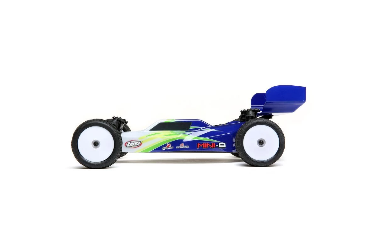 LOS01016T1 | Losi 1/16 Mini B 2.0 Electric 2WD Off Road RTR RC Buggy - Blue 3 LOS01016T1 | Losi 1/16 Mini B 2.0 Electric 2WD Off Road RTR RC Buggy - Blue - Image 3
