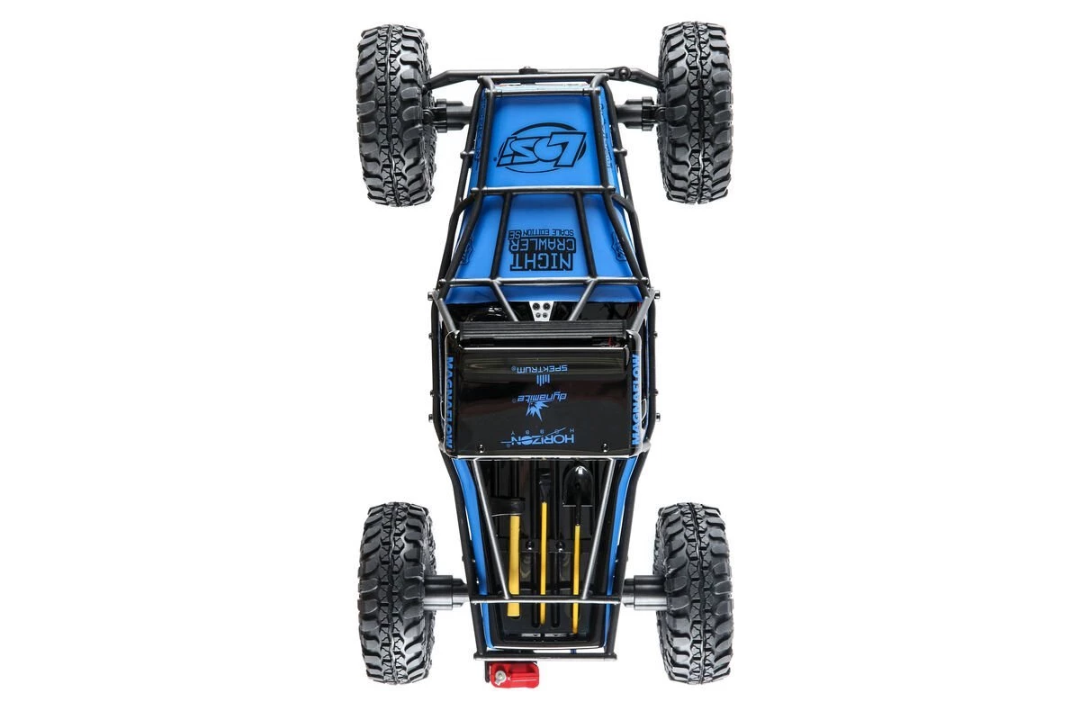 LOS03015T1 | Losi 1/10 Night Crawler SE Electric 4WD RTR RC Rock Crawler - Blue 3 LOS03015T1 | Losi 1/10 Night Crawler SE Electric 4WD RTR RC Rock Crawler - Blue - Image 3