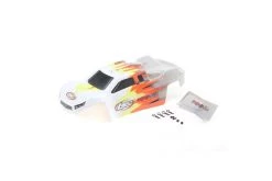 LOS210015 | Losi Mini-T 2.0 Grey Painted Body Shell W/ Wing & Hardware