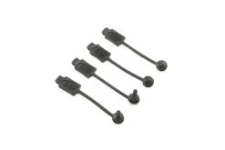 LOS230072 | Losi Black Silicone Body Pin Retainers 4Pcs