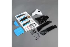 LOS230075 | Losi 1/10 Lasernut U4 Blue Painted Body Shell W/ Decals & Accessories