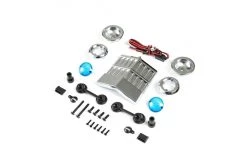 LOS240019 | Losi Son Uva Digger Front LED Lights And Grill Set