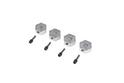 LOS242053 | Losi Aluminium 17mm Hex Adapters 4Pcs W/ Screw Pins