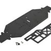 LOS251050 | Losi Black 4mm Aluminium DBXL-E Chassis W/ Brace
