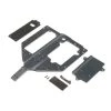 LOS251083 | Losi Chassis, Motor And Battery Cover Plates Set