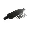 LOS251090 | Losi Black 4mm Aluminium DBXL-E 2.0 Chassis W/ Brace