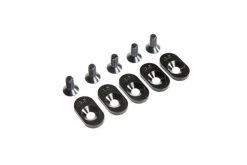 LOS252102 | Losi 5IVE-T 2.0 Black Engine Mount Inserts & Screws (19.5T) 5pcs