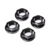 LOS252112 | Losi Black 17mm Flanged Wheel Hexes 4Pcs