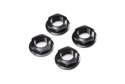 LOS252112 | Losi Black 17mm Flanged Wheel Hexes 4Pcs