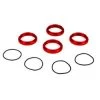 LOS253009 | Losi Shock Adjuster Nuts W/ O-Rings 4Pcs