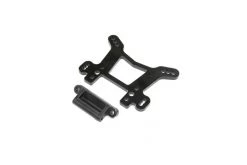 LOS254063 | Losi Black Aluminium DBXL-E 2.0 Front Shock Tower