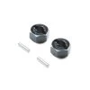 LOS312004 | Losi Mini T Black Aluminium Rear Axle Wheel Hexes 2Pcs