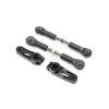 LOS351014 | Losi DBXL-E 2.0 Dual Servo Steering Linkage Set W/ Black Aluminium Servo Horns