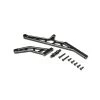 LOS351015 | Losi Black Aluminium DBXL-E 2.0 Rear Chassis Brace
