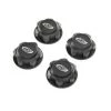 LOS352009 | Losi DBXL-E 2.0 Black Aluminium 18mm (24mm Hex) Serrated Wheel Nuts 4Pcs