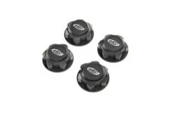 LOS352009 | Losi DBXL-E 2.0 Black Aluminium 18mm (24mm Hex) Serrated Wheel Nuts 4Pcs