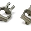 LOS354002 | Losi Gunmetal Aluminium Front Spindle Carrier Set