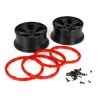 LOS45005 | Losi 4.7/5.5" DBXL Black Rims 2Pcs