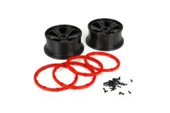 LOS45005 | Losi 4.7/5.5" DBXL Black Rims 2Pcs