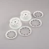 LOS45026 | Losi 4.7/5.5" 5IVE-T 2.0 White Rims & Beadlock Set 2Pcs