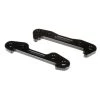 LOSB2078F | Losi Black Aluminium Front Hinge Pin Brace Set