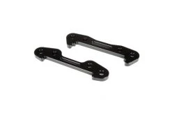 LOSB2078F | Losi Black Aluminium Front Hinge Pin Brace Set