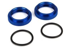 LOSB2870 | Losi Blue Aluminium Shock Adjuster W/O-Ring 2pc