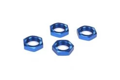 LOSB3227 | Losi 18mm (25mm Hex) Blue Aluminium Serrated Wheel Nuts 4Pcs