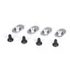 LOSB5806 | Losi Engine Mount Inserts & Screws (17.5/58) 4pcs