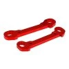 LOS254008 | Losi Red Aluminium Rear Suspension Arm Pin Brace Set